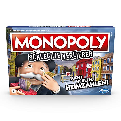 Monopoly für schlechte Verlierer Brettspiel ab 8 Jahren – Das Spiel, bei dem es sich auszahlt, zu verlieren von Monopoly