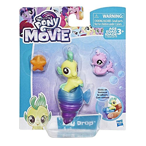 My Little Pony: Der Film – Baby Seepony – Lily Drop – Spielfigur 3 cm + Accessoire von My Little Pony