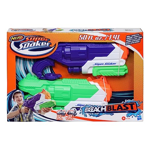 Nerf Super Soaker Breach Blast 2er-Pack Wasserwerfer von Hasbro