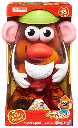 Playskool - A1913 - Mr. Potato Head - Exclusive Super Spud - Riesiger 36 cm Mr. Potato Head - mit mehr als 45 Teilen (dient gleichzeitig als Aufbewahrungsbox) von Hasbro