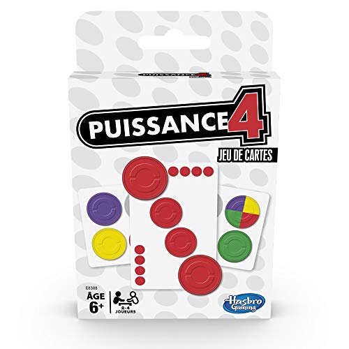 Power 4 Kartenspiel – Gesellschaftsspiel – französische Version von Hasbro Gaming