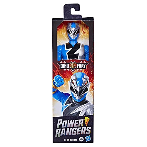 Power Rangers 30 cm große Dino Fury Blauer Ranger Action-Figur TV-Serie F2963 Multi Einheitsgröße von Hasbro