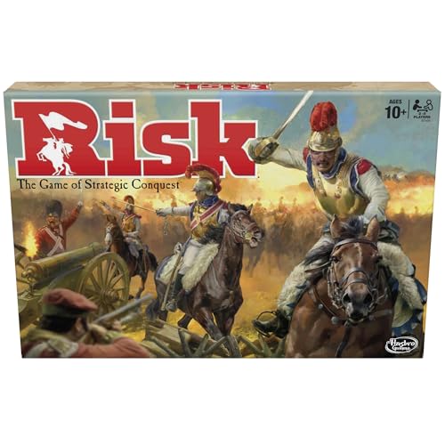 Hasbro Gaming B7404 Hasbro Risk-Gesellschaftsspiel-Brettspiel und Strategiespiel, Mehrfarbig, L von Risk