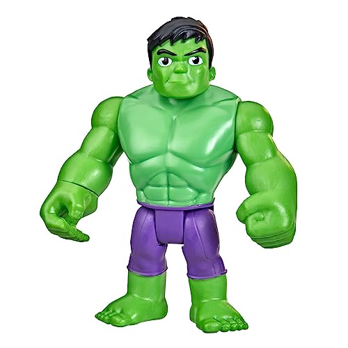 SPIDEY AND HIS AMAZING FRIENDS Marvel Hulk Figur, 10 cm große Action-Figur für Kinder ab 3 Jahren von Spidey and his Amazing Friends