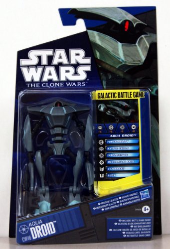 Star Wars 2011 Clone Wars Animated Action Figure CW No. 46 Aqua Battle Droid Star Wars 2011 Clone Wars Animated Action Figure CW No. 46 Aqua Battle Droid von Hasbro
