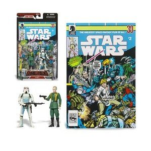 Star Wars 30th Anniversary Comic Pack Star Wars #2 + Governor Tarkin & Stormtrooper Action Figure Set #03 von Hasbro