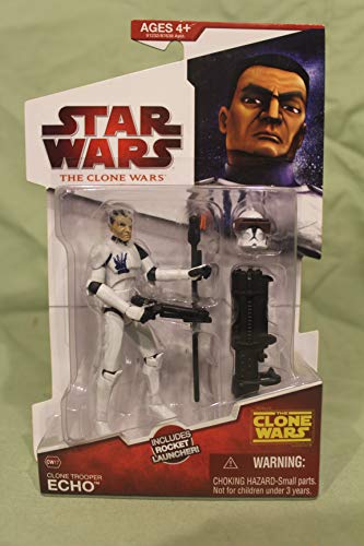 Star Wars Clone Wars Clone Trooper Echo New Packaging Figur von Hasbro