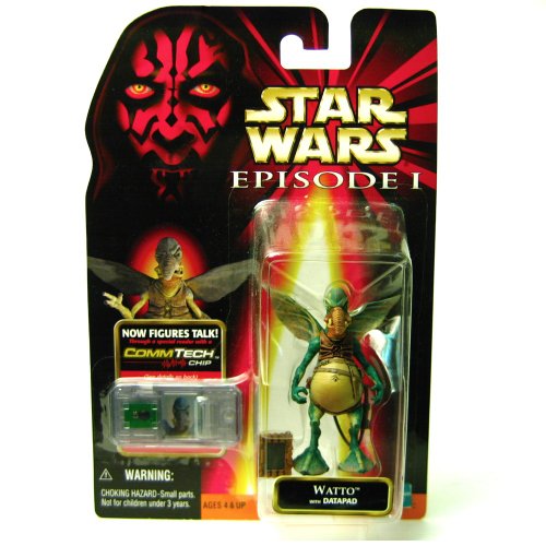 Star Wars Episode I Watto Actionfigur mit Datapad von Hasbro