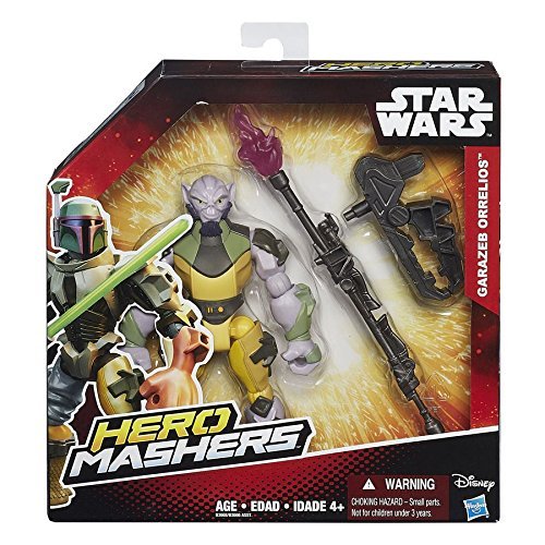 Star Wars Rebels Deluxe Hero Mashers Zeb Action Figure With Gear B3668 by Hasbro von Hasbro