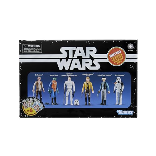 Star Wars Retro-Kollektion Star Wars: Eine Neue Hoffnung Multipack, Action-Figuren 6er-Pack, 9,5 cm von Hasbro