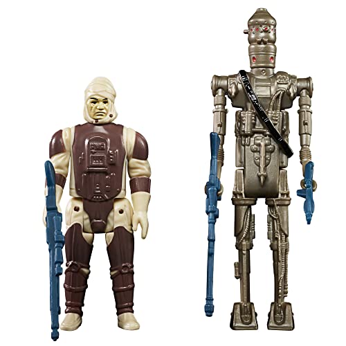 Star Wars Retro-Kollektion spezielles Kopfgeldjäger Doppelpack Dengar & IG-88, 9,5 cm große Figuren zu Star Wars: Das Imperium schlägt zurück von Star Wars