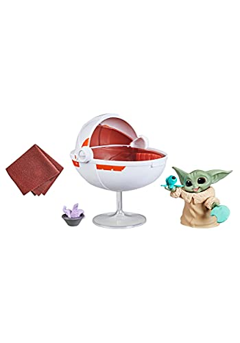 Star Wars Hasbro The Bounty Collection Grogus schwebender Kinderwagen Pack The Child 5,5 cm große Figur zum Sammeln mit Accessoires, Kids ab 4 von Star Wars