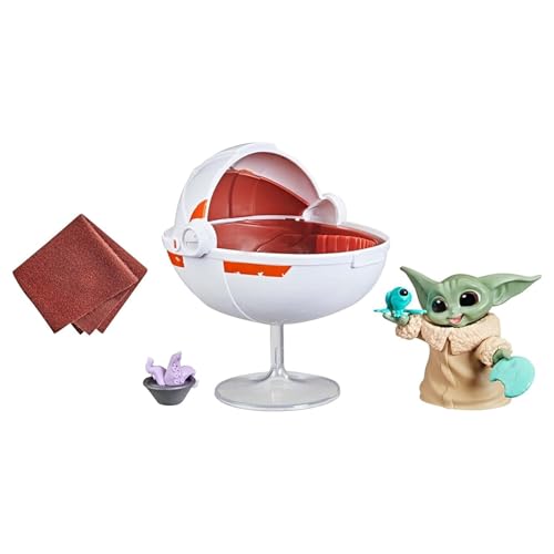 Star Wars Hasbro The Bounty Collection Grogus schwebender Kinderwagen Pack The Child 5,5 cm große Figur zum Sammeln mit Accessoires, Kids ab 4 von Star Wars