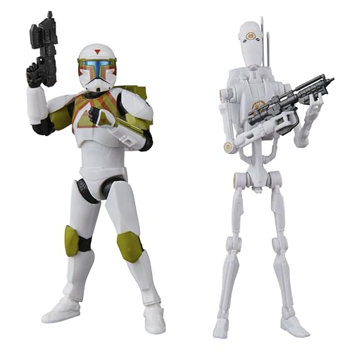 Star Wars The Black Series Klon Commander & B1 Kampfdroide Star Wars: Battlefront II Action-Figuren (15 cm) zum Sammeln von Hasbro