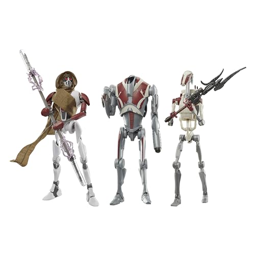 Star Wars The Black Series MagnaWächter, Super-Kampfdroide, Kampfdroide Star Wars Jedi: Survivor Action-Figuren 3er-Pack, Skala 15 cm von Hasbro