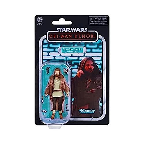 Star Wars The Vintage Collection Obi-Wan Kenobi (Wandering Jedi), 9,5 cm große Figur Obi-Wan Kenobi, Spielzeug für Kinder ab 4 von Star Wars