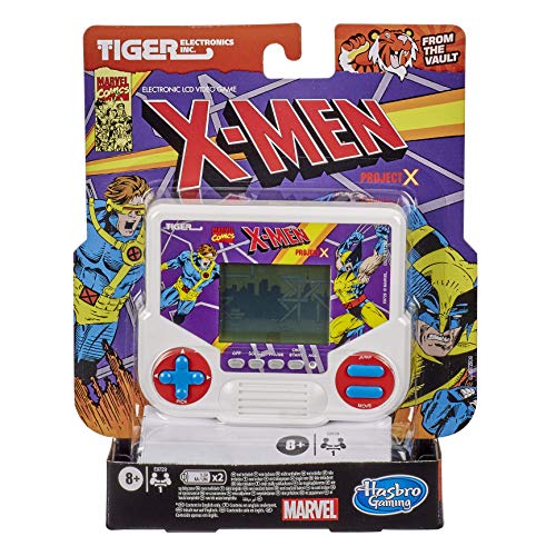 Tiger Electronics Marvel X-Men Project X Elektronisches LCD-Videospiel, Retro-inspiriertes 1-Spieler-Handspiel, ab 8 Jahren von Hasbro Gaming