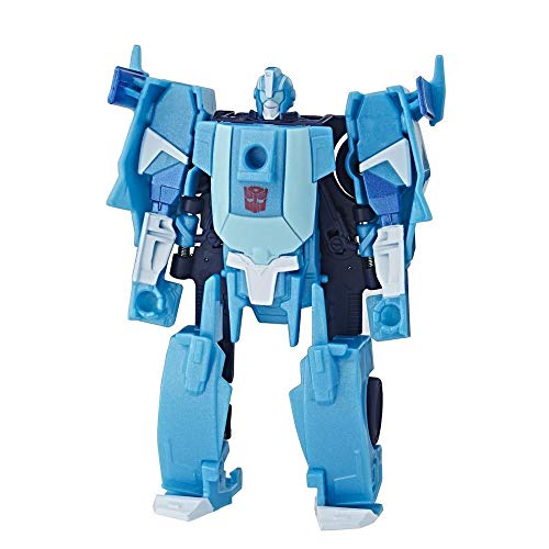 Transformers Hasbro – E3525 Cyberverse – 1-Step Changer – Blurr – Actionfigur, verwandelbar von Hasbro