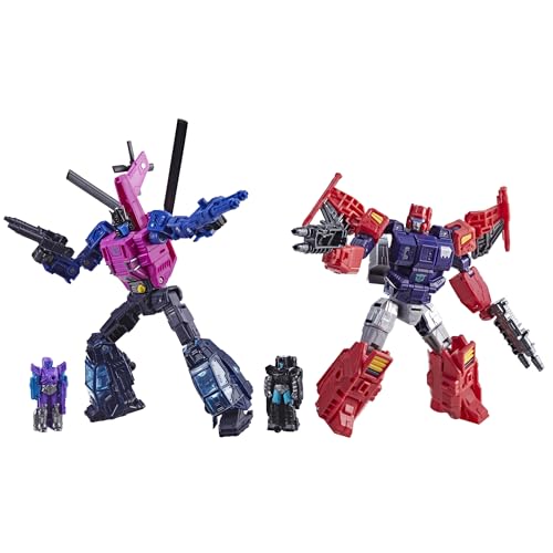 Transformers Wreck ‘n Doom Collection Topspin vs Spinister, verwandelbare Action-Figuren im 2er-Pack von Hasbro