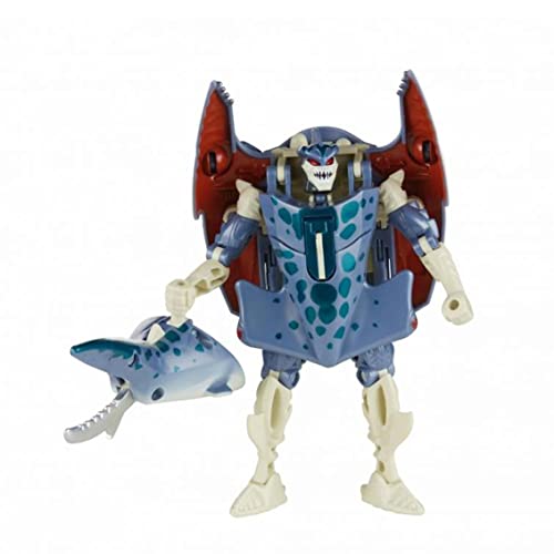 Hasbro - Maximal Cybershark Beats Wars Transformers Figur, 12 cm, Mehrfarbig, einfarbig (136338) von Transformers