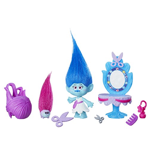 Trollstadt Trolls mit Zubehör Maddys Haar Studio, Spielset von Hasbro