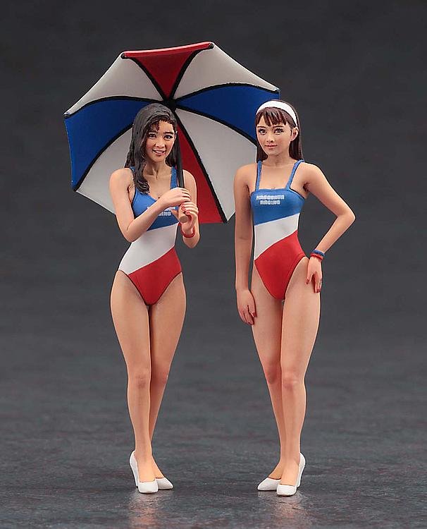 90Â´s Paddock Girls Figuren von Hasegawa