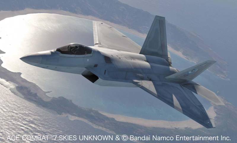 Ace Combat 7 Skies, F-22 Raport, Mobius 1 von Hasegawa