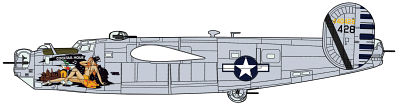 B-24J Liberator von Hasegawa