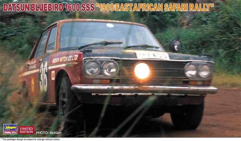 Datsun Bluebird 1600 SSS, 1969 East African Safari Rally von Hasegawa