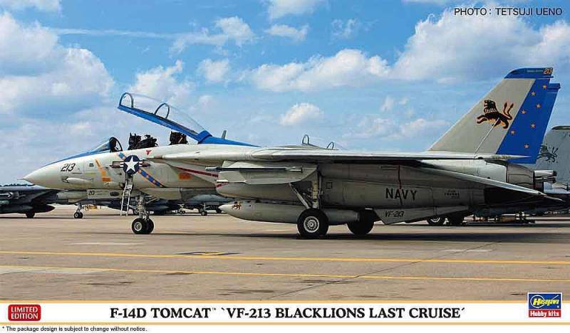 F-14D Tomcat, VF 213, Blacklions last cruise von Hasegawa