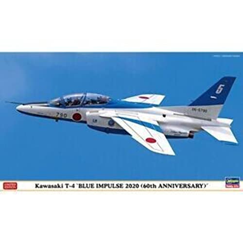 Hasegawa 002356 1/72 Kawasaki T-4, Blue Impulse 2020, 2 Kits, Mehrfarbig von ハセガワ