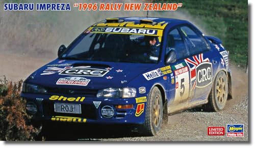 Hasegawa 120116 620696 1/24 Subaru Impreza, 1996 Rally New Zealand, Mehrfarbig von ハセガワ