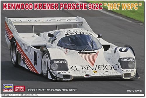 Hasegawa 120116 620698 1/24 Kenwood Kremer Porsche 962C, 1987 WSPC, Mehrfarbig von ハセガワ