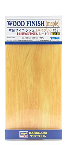 Hasegawa 120116 671944 Klebefolie, Holz-Oberfläche, Ahorn, 90 x 200 mm von Hasegawa