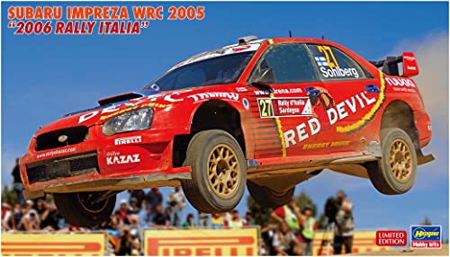 Hasegawa 20614 1/24 Subaru Impreza WRC2005, 2006 Rally Italia Modellbausatz, Mehrfarbig, ワンサイズ von ハセガワ