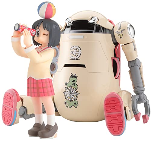 Hasegawa 64804 1/20 MechatroWeGo Nr. 06, Nichijou Collab & Nano Shinonome メカトロウィーゴ Modellbausatz, Mehrfarbig von ハセガワ