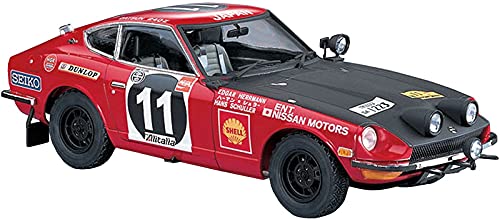 Hasegawa HR8 1/24 Datsun Fairlady 240Z 1971 Safari Rally-Gewinner Plastikmodellbausatz, Modelleisenbahnzubehör, Hobby, Modellbau, Mehrfarbig von ハセガワ