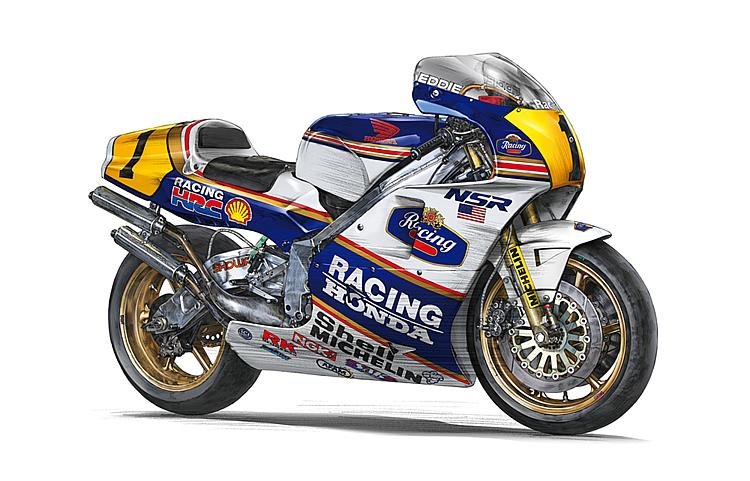 Honda NSR 500 1989 WGP500 Champion von Hasegawa