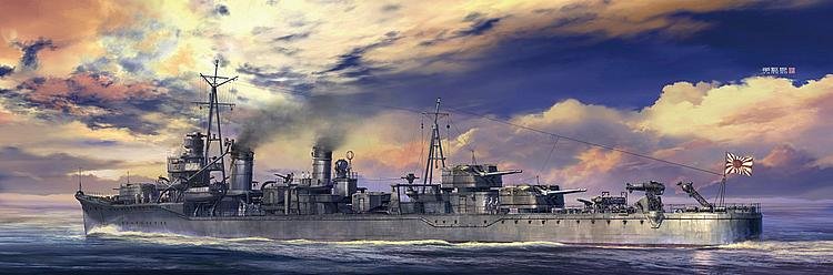 IJN Asashio, waterline von Hasegawa