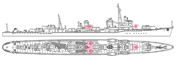 IJN Mindegumo, Waterline von Hasegawa