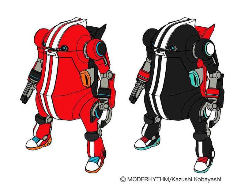 MechatroWeGo no. 17, Sports Flame & Jet Black von Hasegawa