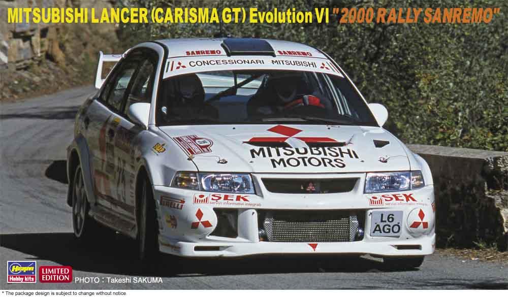 Mitsubishi Lancer Carisma GT Evo I, 2000 Rally San Remo von Hasegawa