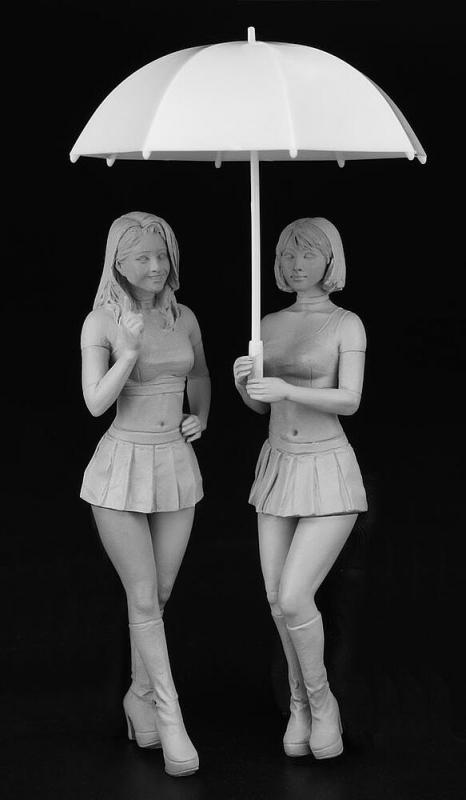 PADDOCK Girls Figure, 2 Stück von Hasegawa