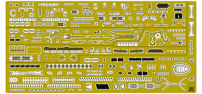 Photo Etched Parts Basic ´B´ Set for IJN Light Cruiser Agano Class von Hasegawa