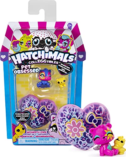 HATCHIMALS COLLEGGTIBLES - Pet Obsessed - Hatchipets 2er-Pack neue Hatchy Hearts! von Hatchimals