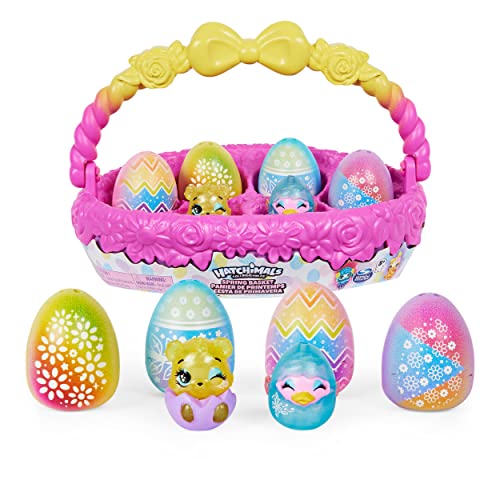 HATCHIMALS CollEGGtibles Frühlingskorb mit 5 und 3 Haustieren, Ostergeschenk für Kinder ab 5 Jahren HATCHIMALS CollEGGtibles Frühlingskorb mit 5 und 3 Haustieren, Ostergeschenk für Kinder ab 5 Jahren von Hatchimals
