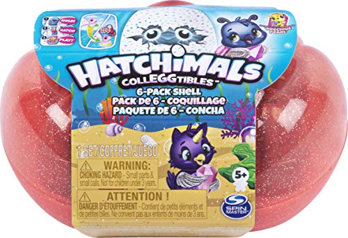 Hatchimals 6046155 - GGtibles Sammelfiguren in glitzerndem Muschel Kästchen von Hatchimals