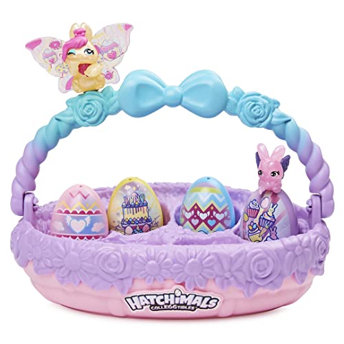 Hatchimals 6064455 Family Spring Basket, Multicolore, 18.11 x 13.34 x 7.62 Centimeters von Hatchimals