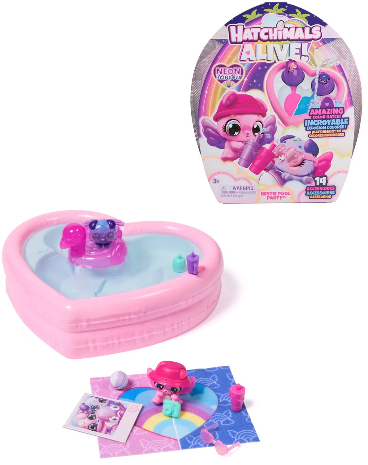 Hatchimals Alive Bestie Pool Party Spielset von Hatchimals