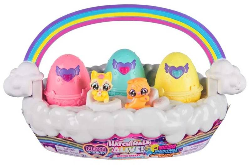 Hatchimals Alive Neon Rainbow Korb von Hatchimals